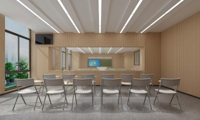 现代观察教室3D模型下载